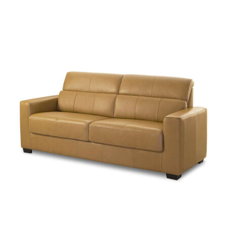 Sillon 100% Cuero 2 Cuerpos Sublime Camel
