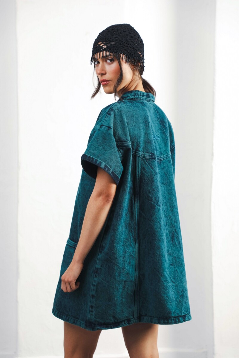 Vestido Paraíso Petróleo