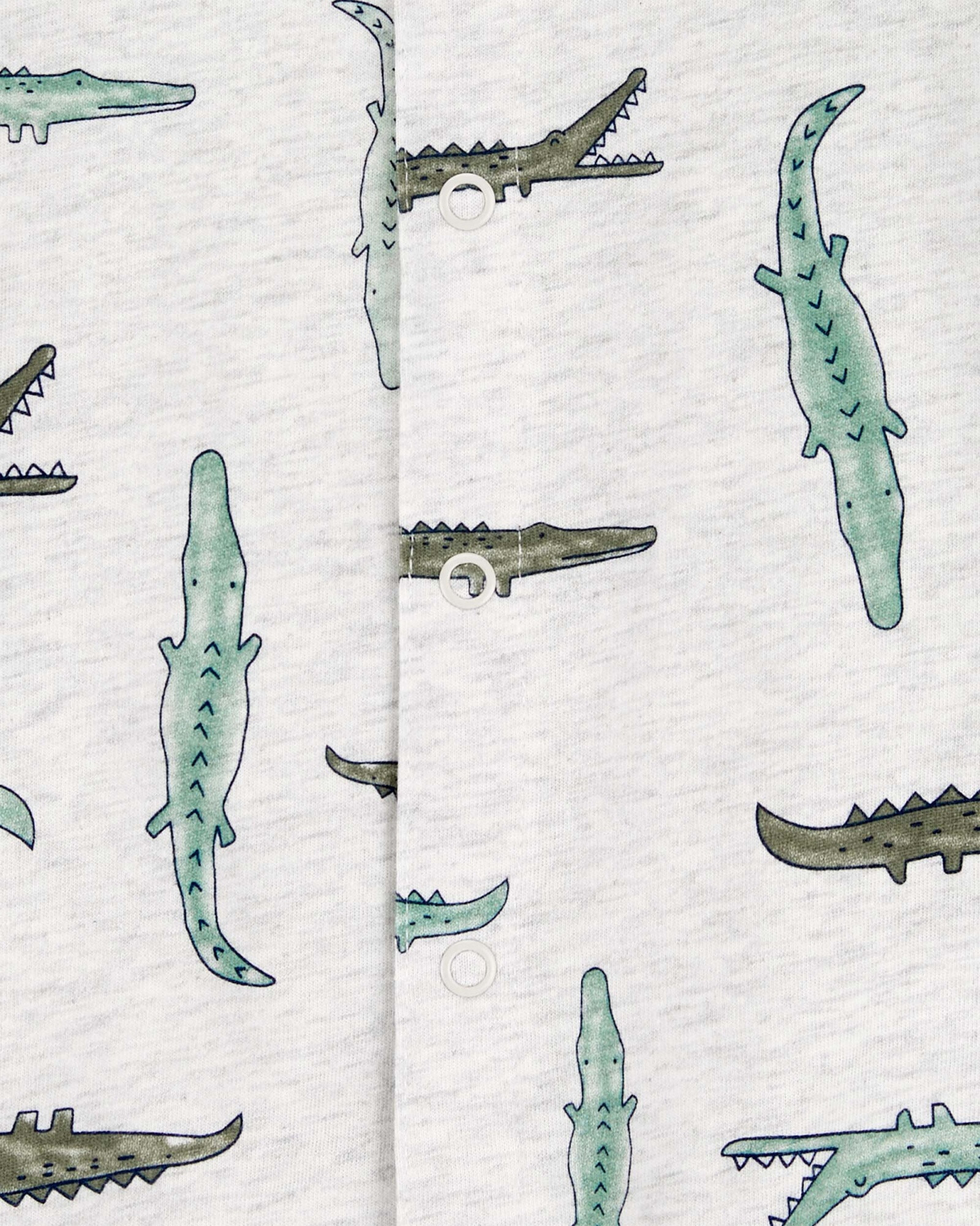 Monito corto de algodón diseño cocodrilos Monito corto de algodón diseño cocodrilos