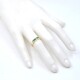 Anillo en oro 18k brillantes y esmeraldas Anillo en oro 18k brillantes y esmeraldas