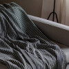 Manta para sillón y cama algodón Grafito 180 x 130 cm