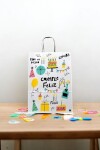 Bolsa fantasia luna 22x10x30 cm. FELIZ CUMPLE