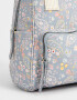 Mochilas Urbanas Estampados Mochila De Cuerina - Azul Celeste