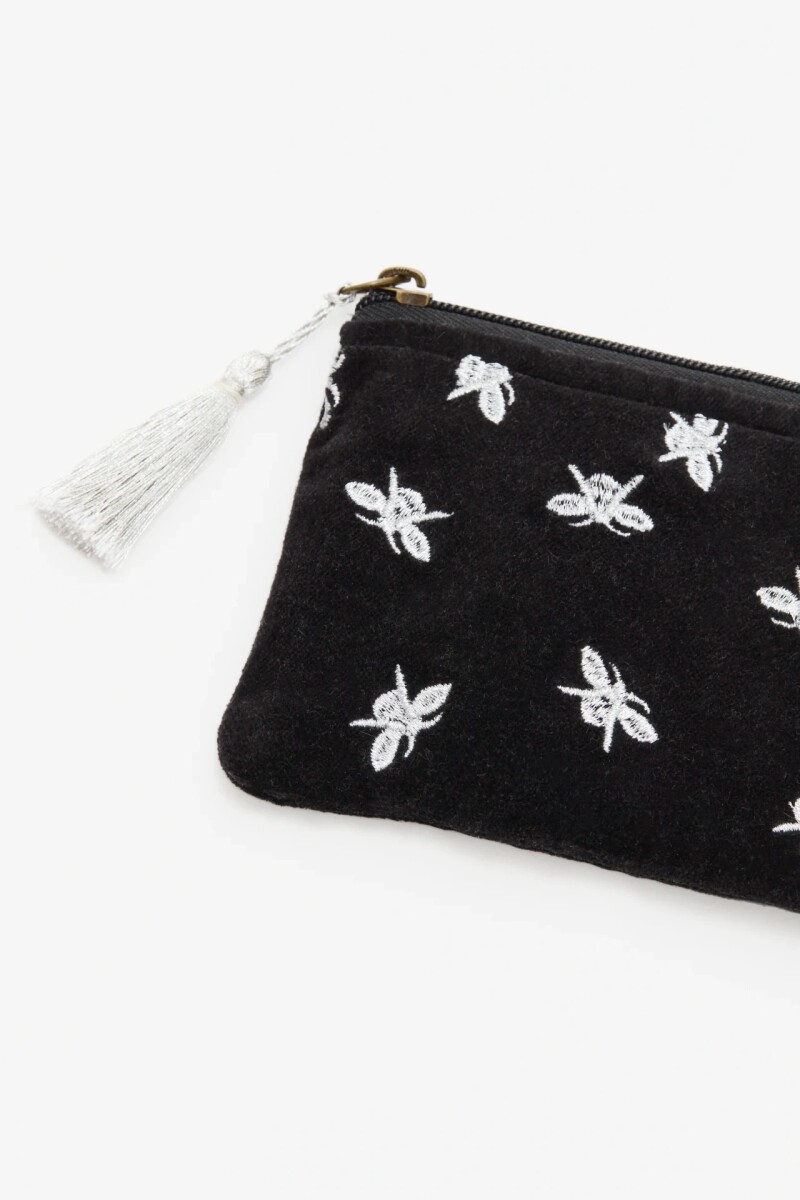 Bolso Mini Flat Bees Celeste