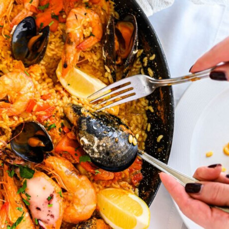 Paellera de 14 porciones. De hierro 500 mm Lacor Paellera de 14 porciones. De hierro 500 mm Lacor