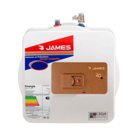 Termotanque JAMES 20 L Prisma Salida Superior Cobre