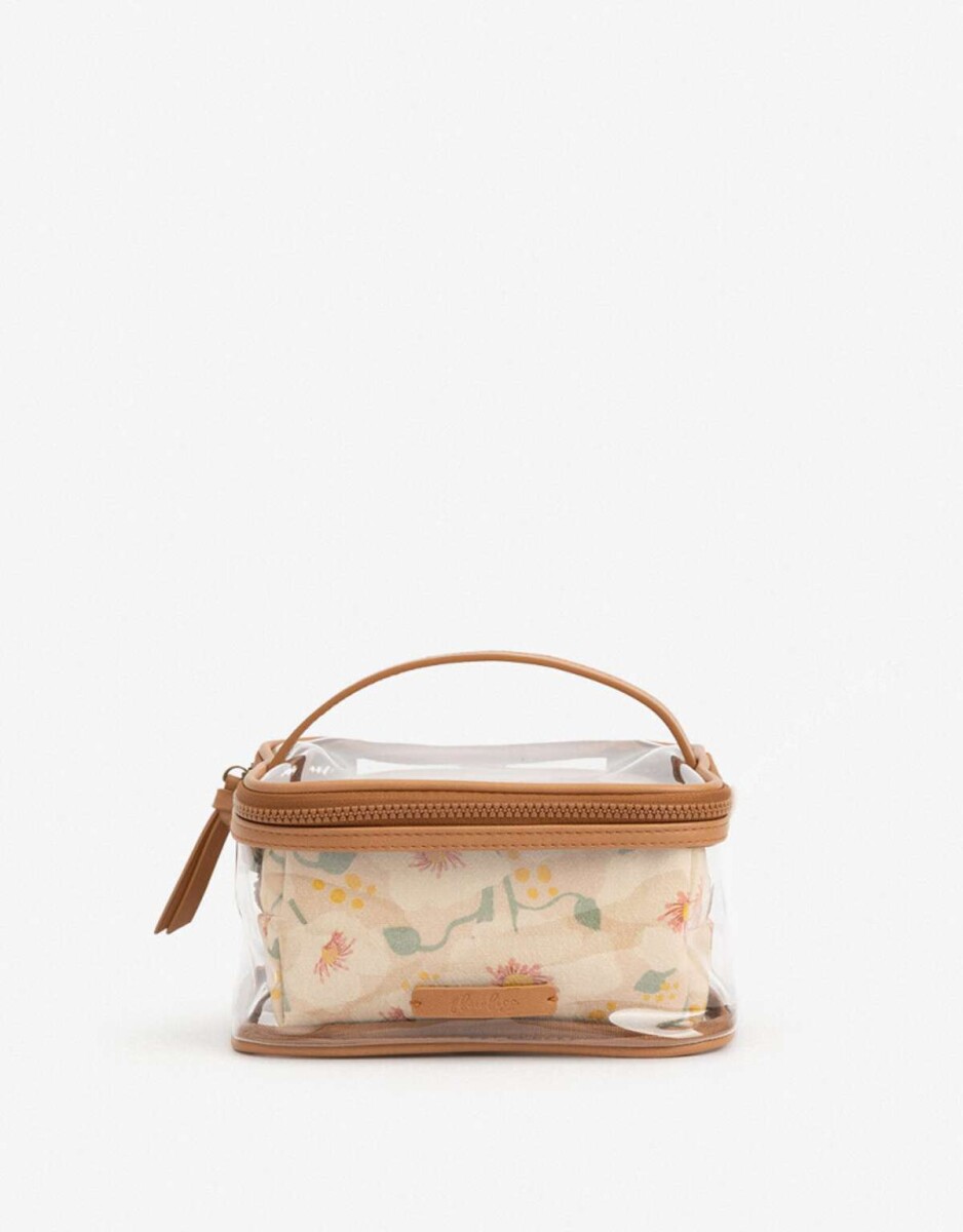 Porta Cosméticos - Estampado Flores 