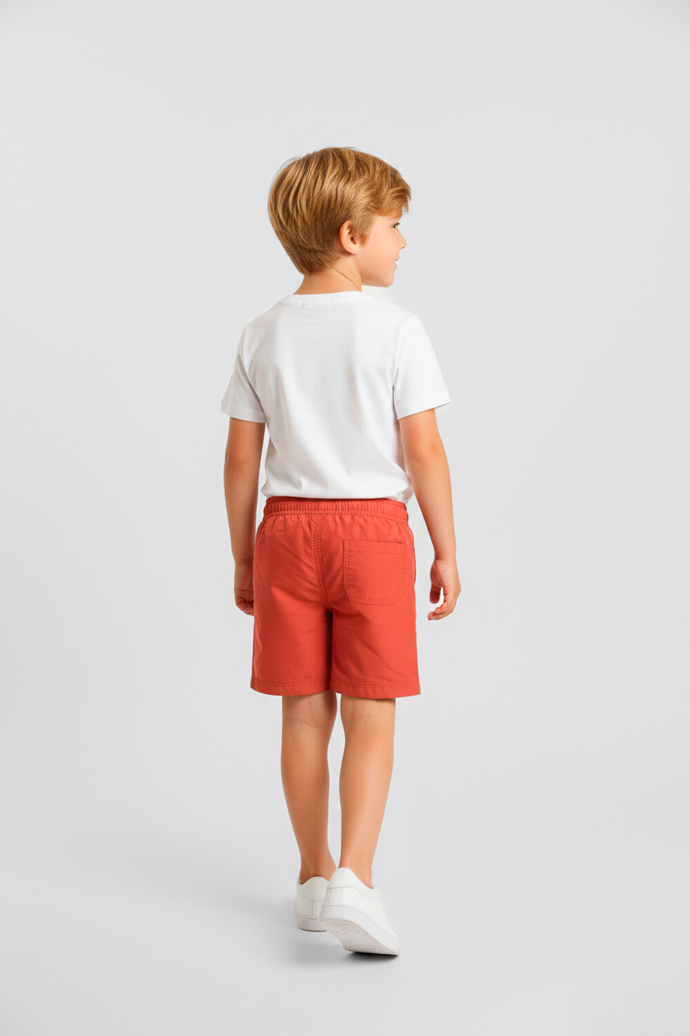Short Rufo Coral Rojizo