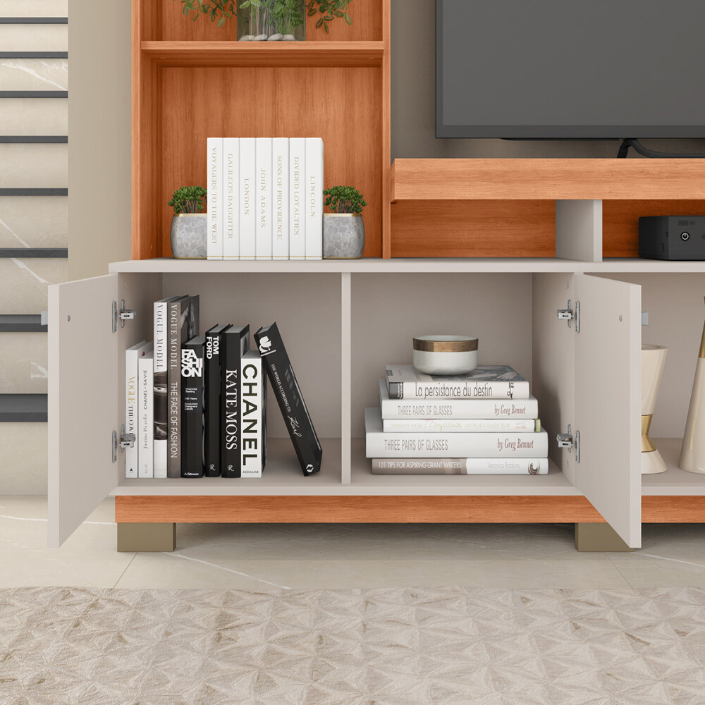RACK FORMOSA 2.1 COLOR FREIJO/OFF WHITE Rack Formosa 2.1 Color Freijo/off White