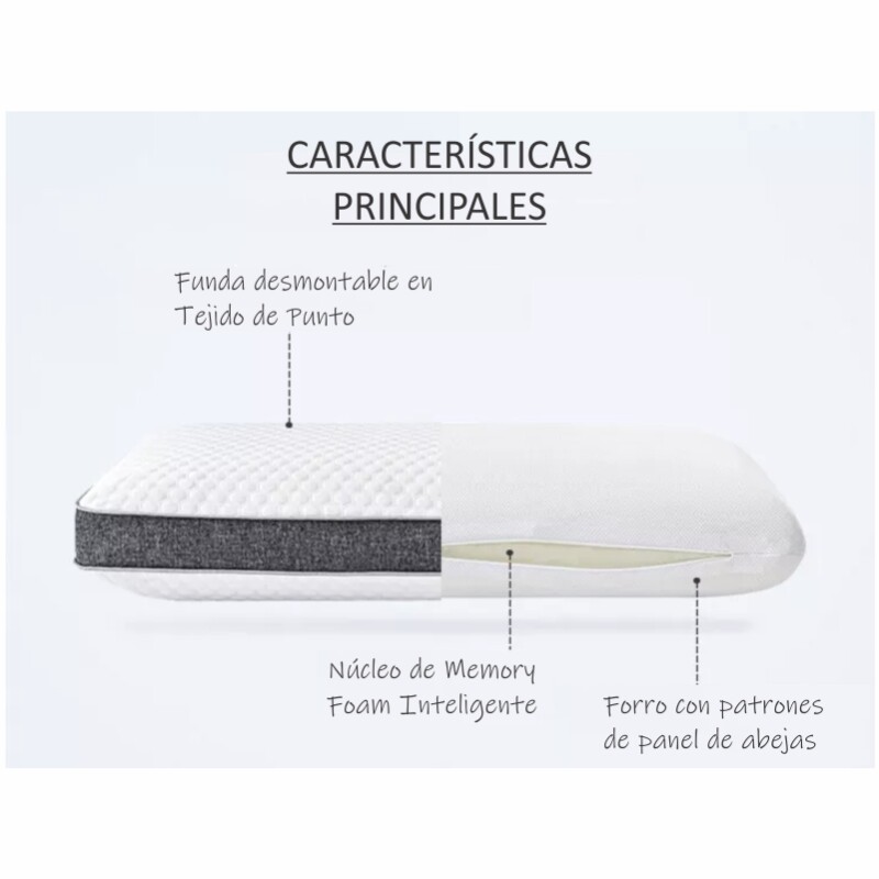 Almohada LZ 004 Espuma Inteligente 40x90 Almohada LZ 004 Espuma Inteligente 40x90