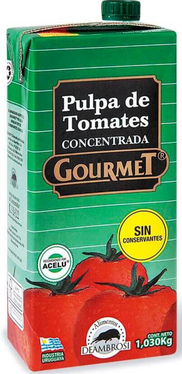 PULPA DE TOMATE GOURMET 1030G CONCENTRADA 