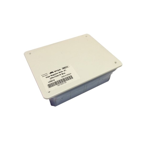 CAJA PLASTICA TIPO REGISTRO EMBUTIR 195X154X70 MOLVENO Caja Plastica Tipo Registro Embutir 195x154x70 Molveno