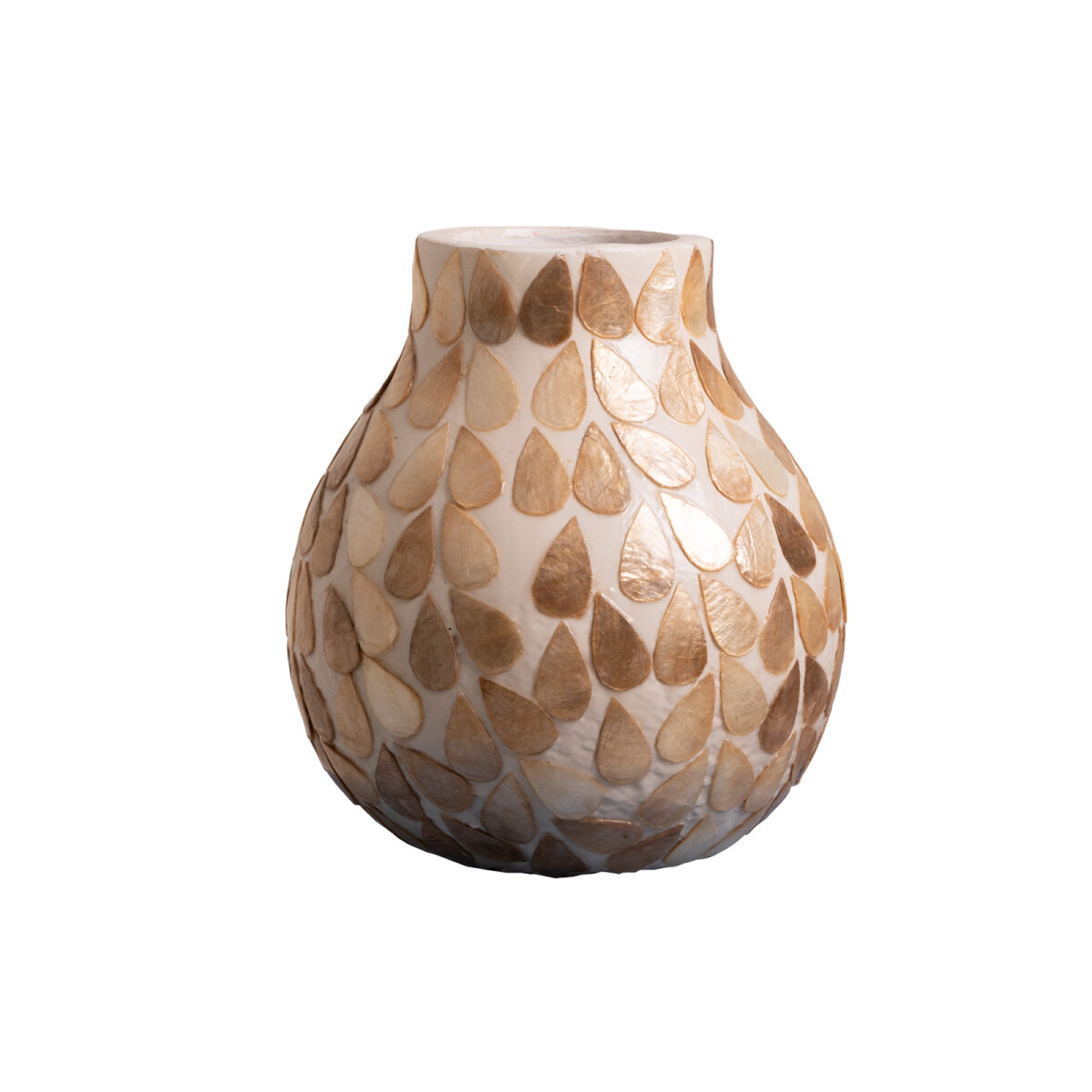 JARRÓN - DECORATIVO 20CM NEGRO CERÁMICA BLACK VAS 