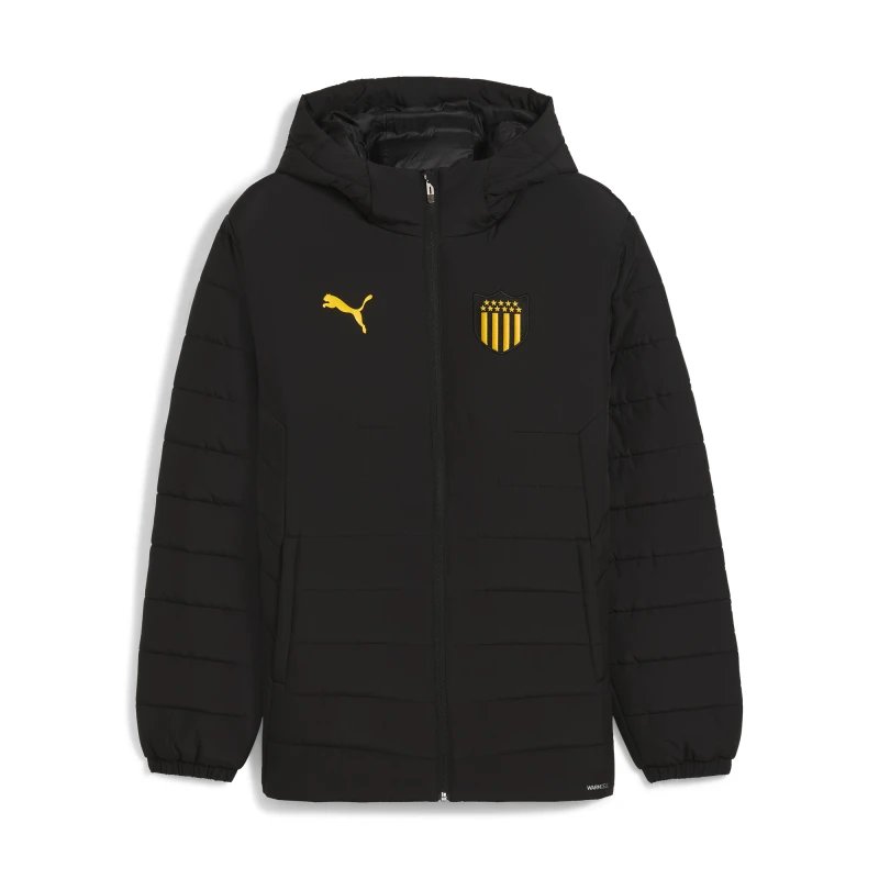 Abrigo Cap Add.Hooded de Hombre Negro