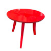 MESA DE APOYO MEDIANA LACA ROJO BRILLANTE 60 CMS DIAMETRO MESA DE APOYO MEDIANA LACA ROJO BRILLANTE 60 CMS DIAMETRO