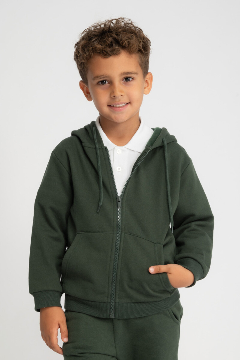 Campera deportiva Verde