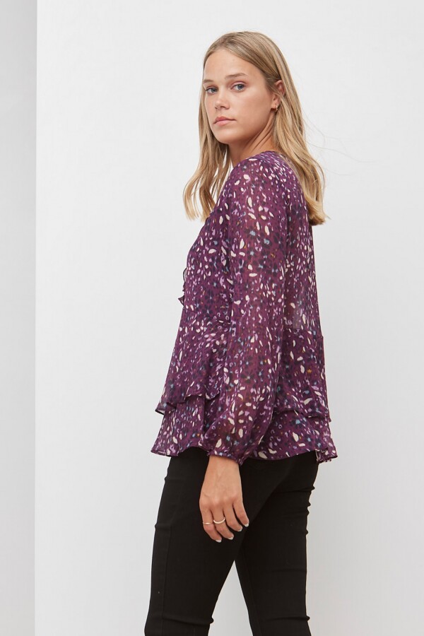 Blusa Volado VIOLETA/MULTI