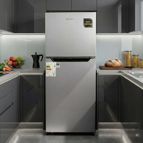 Heladera Inverter Daewoo 298 Lts l Frio Seco Color gris