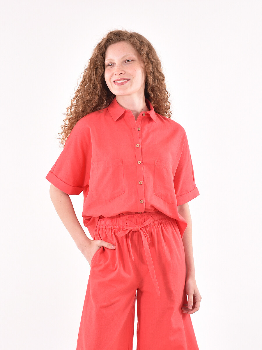 CAMISA COZUMEL - ROJO 