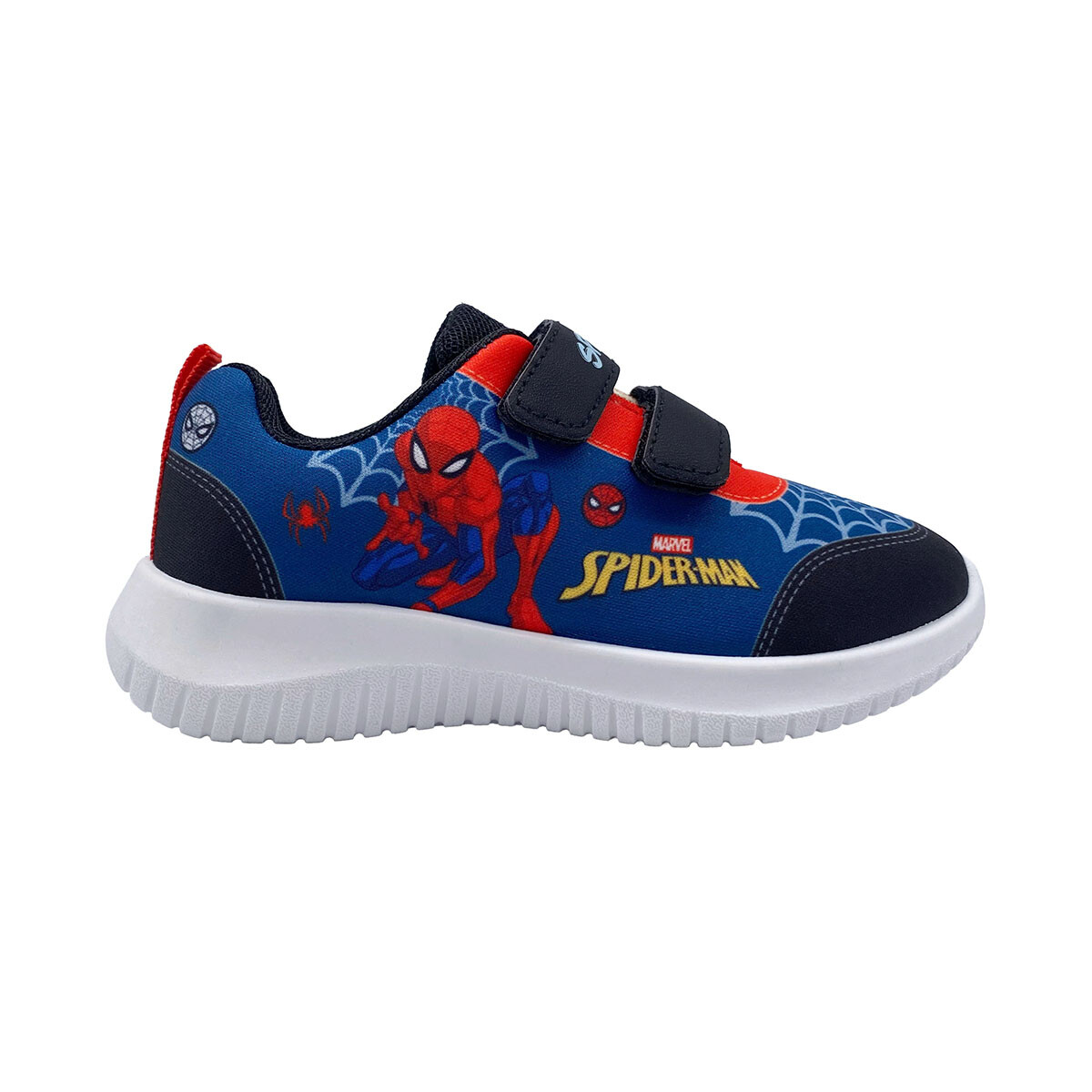 Calzado Deportivo Spiderman Con Cinta Adherente Talle 25-29 