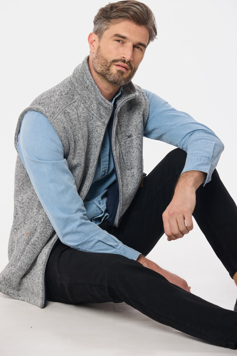 CHALECO FELPA ESPECIAL - Gris 