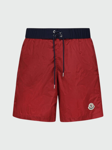 Moncler - Logo Patch Shorts de Baño 439