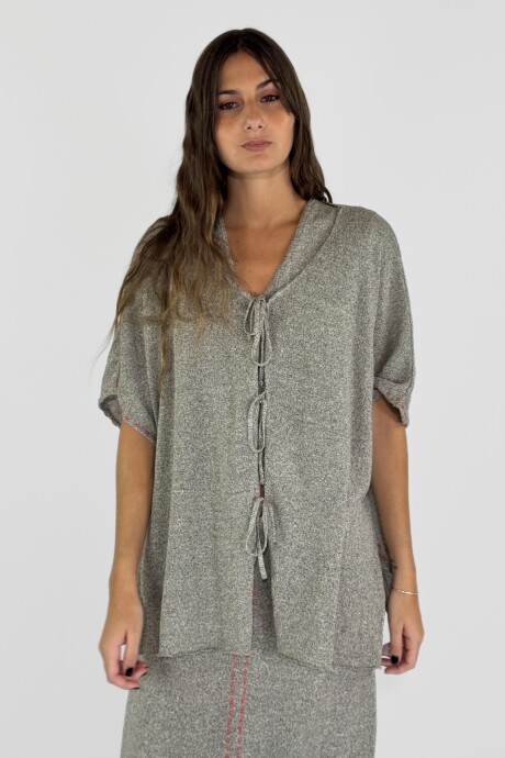 SACON TEJIDO EN LINO FILIPA Vison