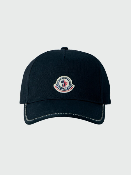 MONCLER - Gorra de Baseball Negro