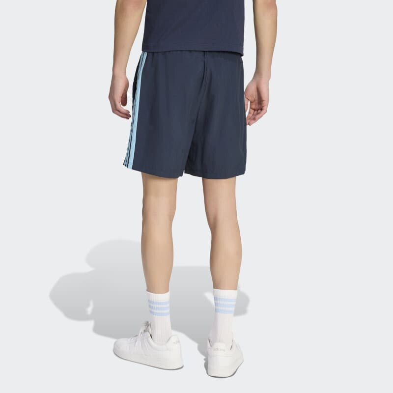 Short Adidas Essentials 3 Rayas Chelsea Azul