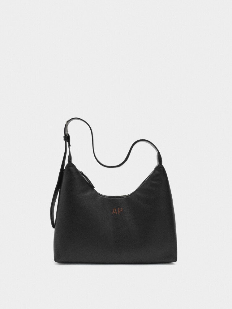Bolso De Hombro Hobo negro