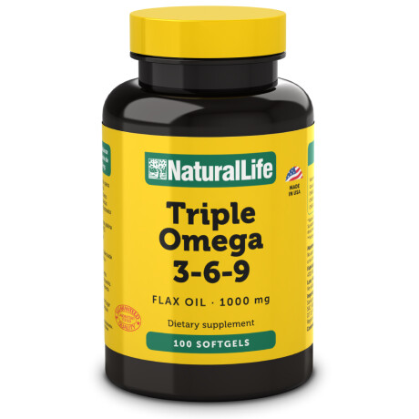 Triple Omega Natural Life 3-6-9 100 Cápsulas Triple Omega Natural Life 3-6-9 100 Cápsulas