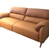 SOFA 3 CUERPOS - 100% CUERO - MODELO PUERTO - COLOR MARRON CLARO SOFA 3 CUERPOS - 100% CUERO - MODELO PUERTO - COLOR MARRON CLARO