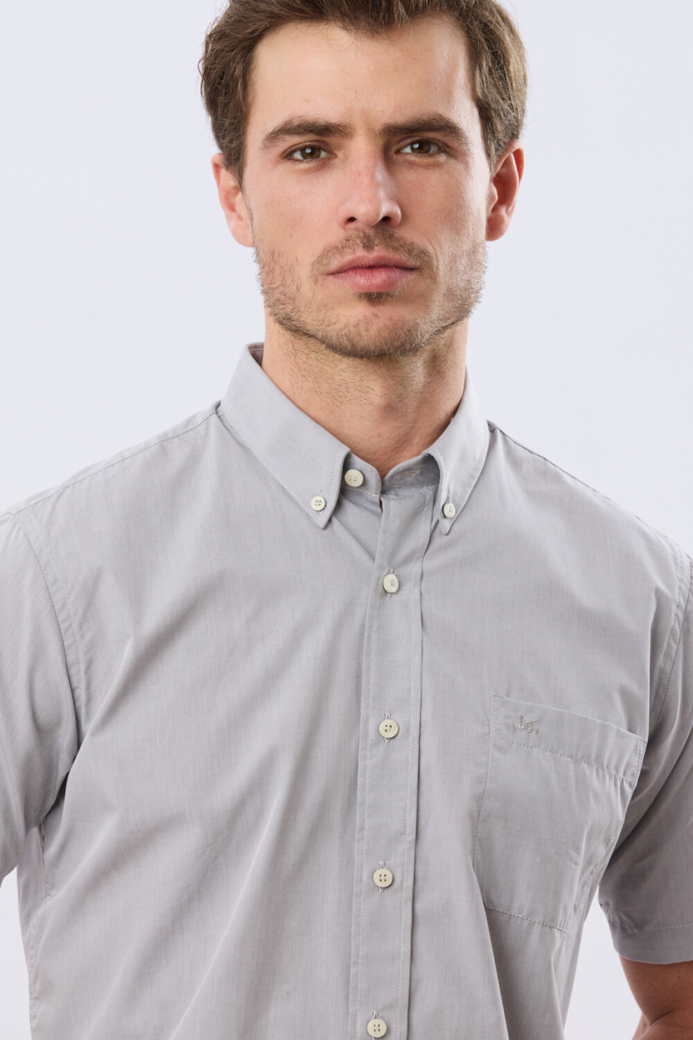 CAMISA LISA SPORT Gris