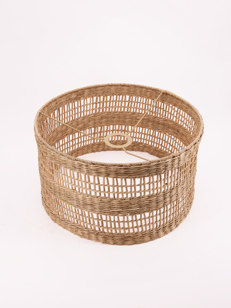 PANTALLA DE TECHO TEJIDO MARRON