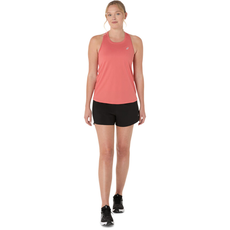 Singlets Running Asics Silver Tank Mujer Dark Pink Clay