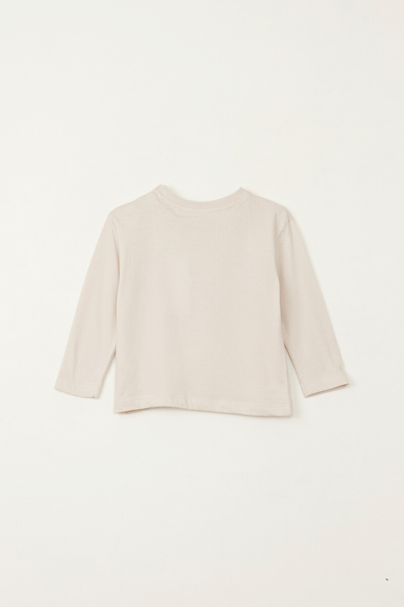 Remera estampada Gris