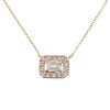 Colgante Fernanda H. en oro amarillo 18k con brillantes, incluye cadena. Colgante Fernanda H. en oro amarillo 18k con brillantes, incluye cadena.