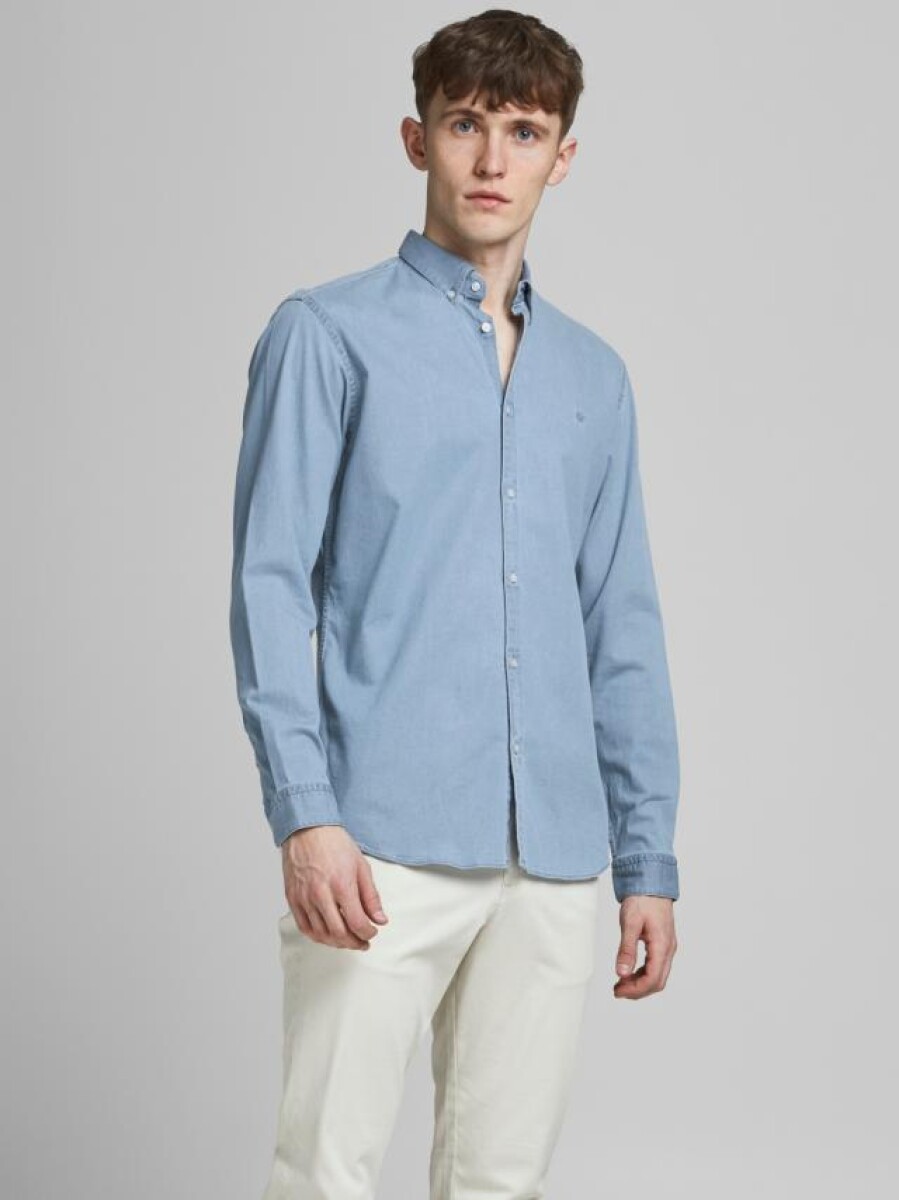 Camisa Clasica - Light Blue Denim 