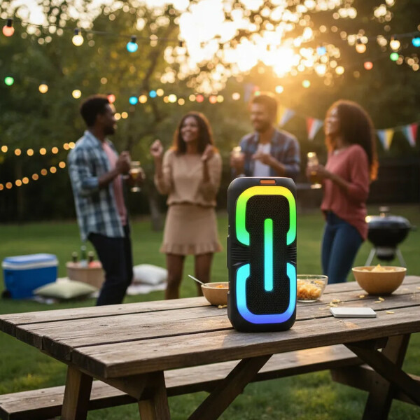 Parlante 2 X 6.5'' Led Rgb Ms-1954bt PARLANTE 2X6.5 LED RGB MS-1954BT