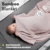 Manta rebozo bambu LIONELO rosado