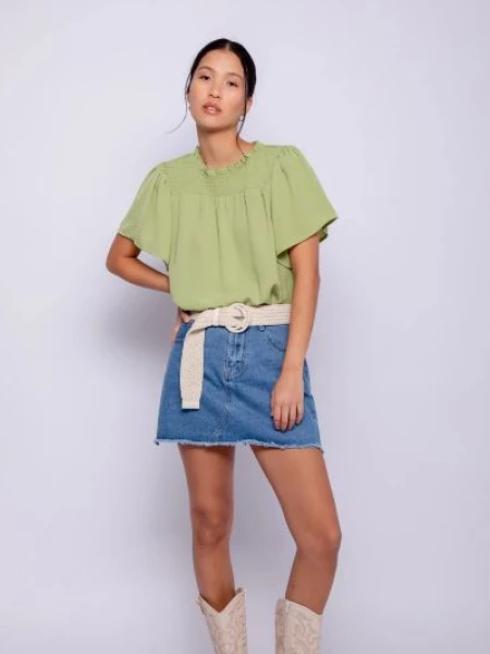 BLUZA DANIEL CASSIN SLINKY VERDE