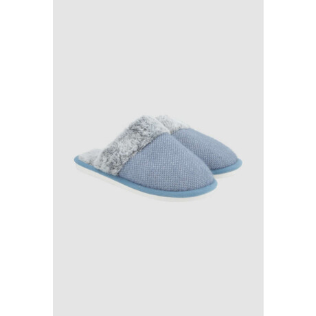 Pantufla men 25 Azul