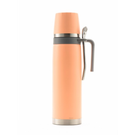 Termo Comet tapa mate Capri 1 Lt + bombilla Naranja