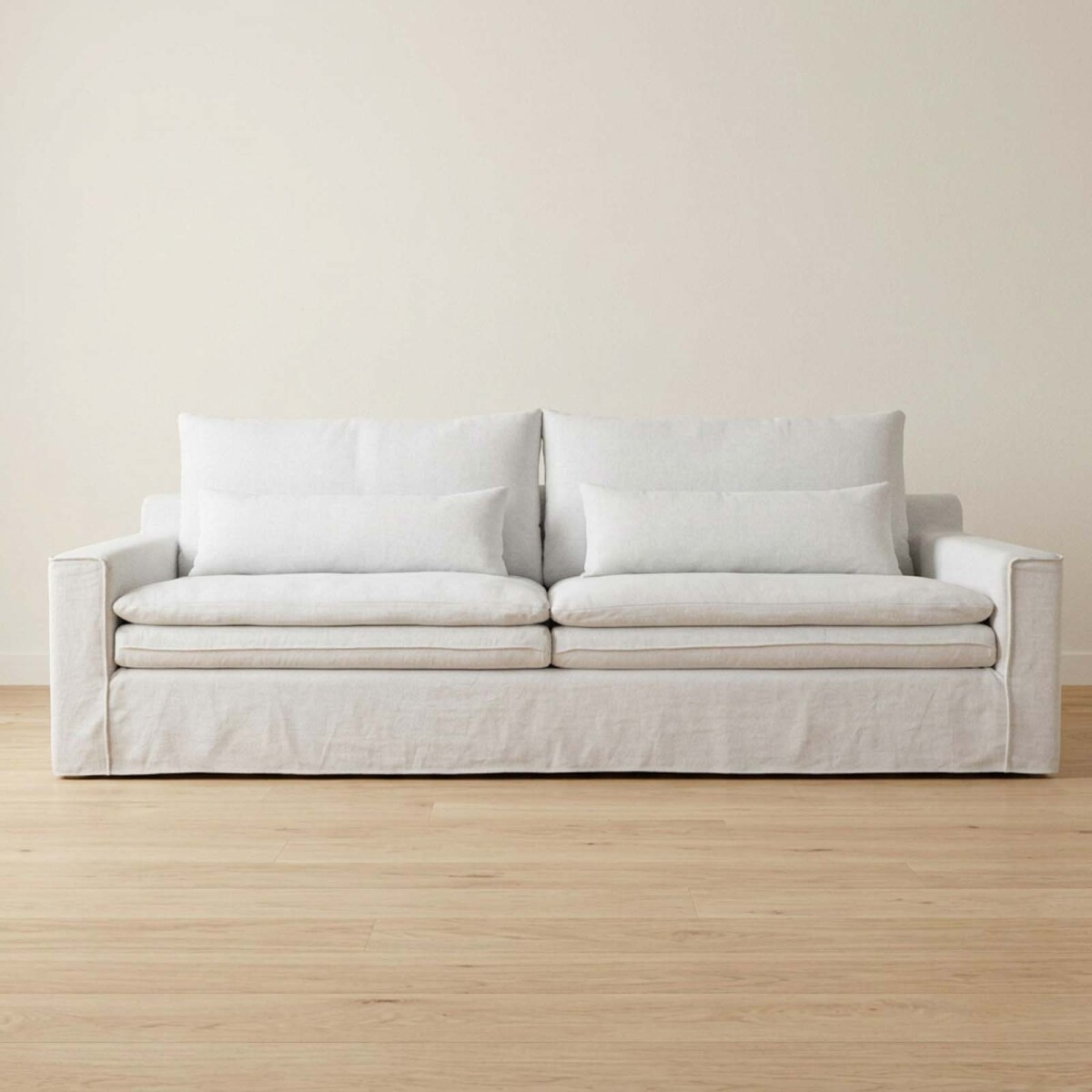 SOFÁ - 4 CUERPOS TELA BLANCO POSITANO 