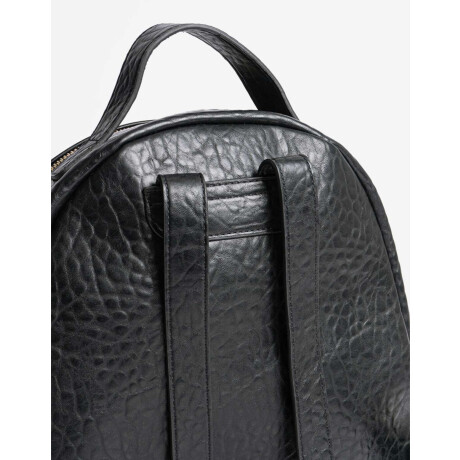 Mochila Efecto Croco Negro