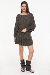 Falda Calima Negro/Beige