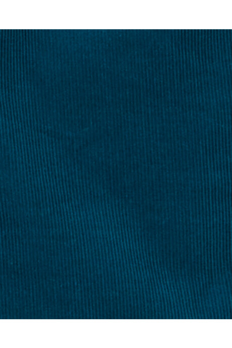 Pantalón de pana, clásico, turquesa Sin color