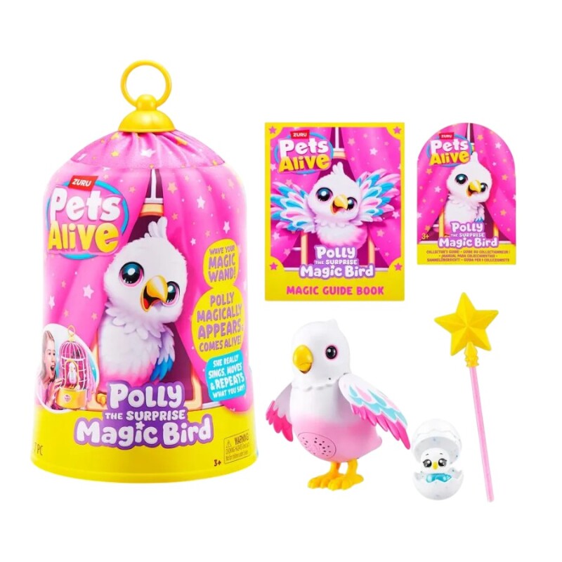 Polly el Loro Mágico Interactivo Pets Alive Polly el Loro Mágico Interactivo Pets Alive