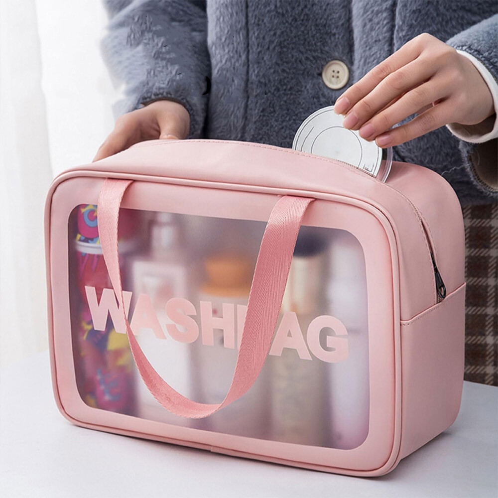 Estuche Neceser Washbag 3 Piezas Rosa