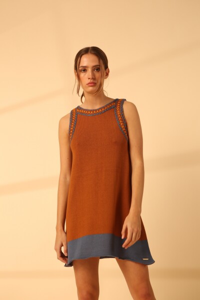 VESTIDO MAGA Camel